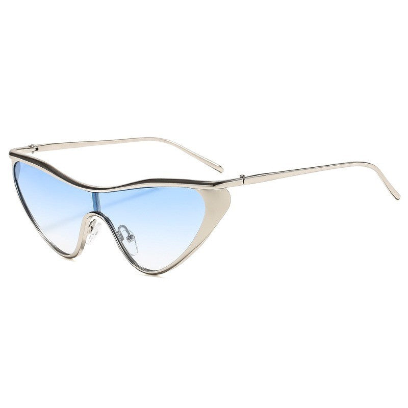 Classy Gold Cat Eye Sunglasses