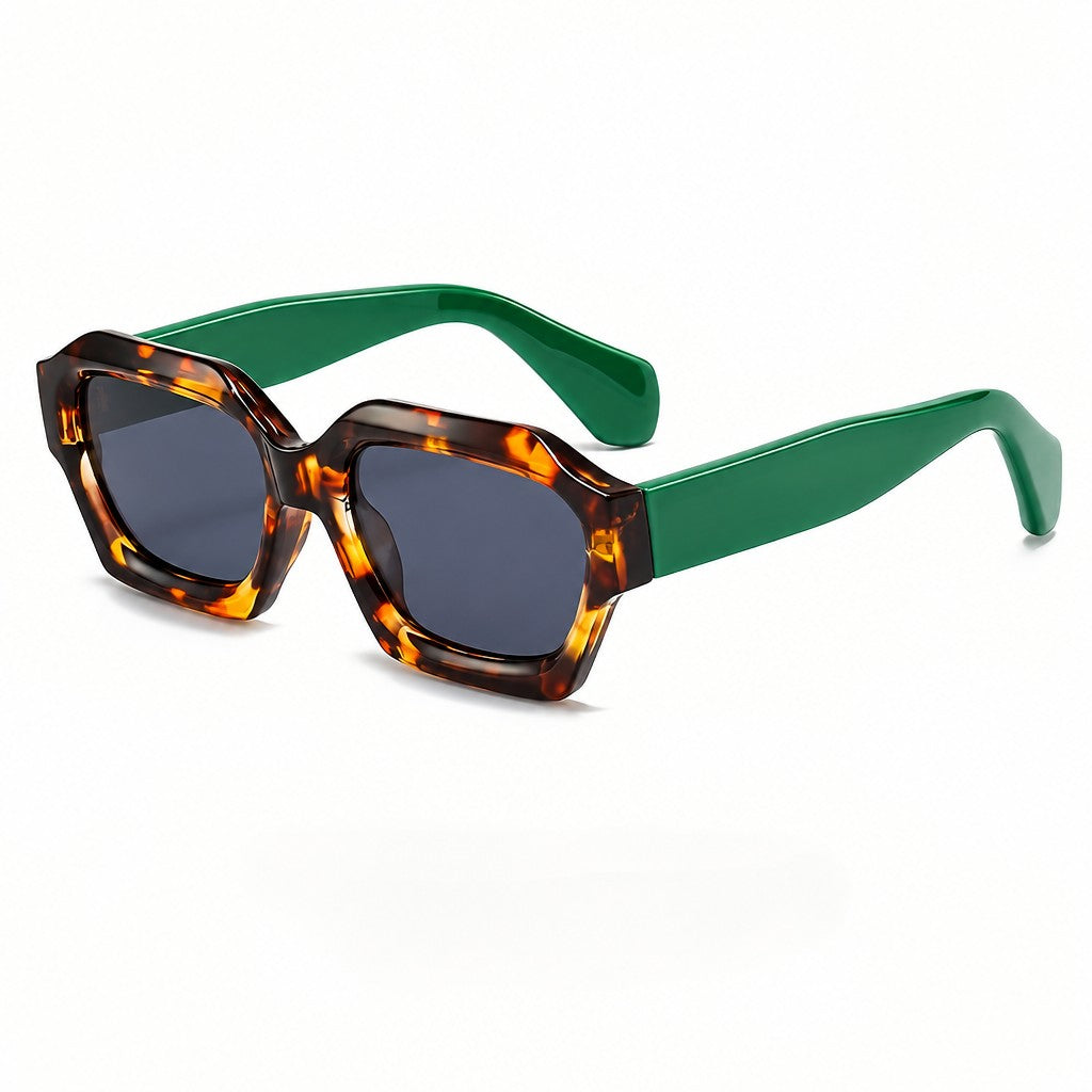 Classy Green Tortoiseshell Sunglasses