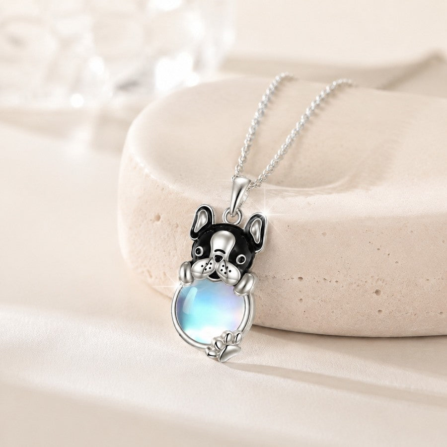 Classy French Bulldog Necklace Set