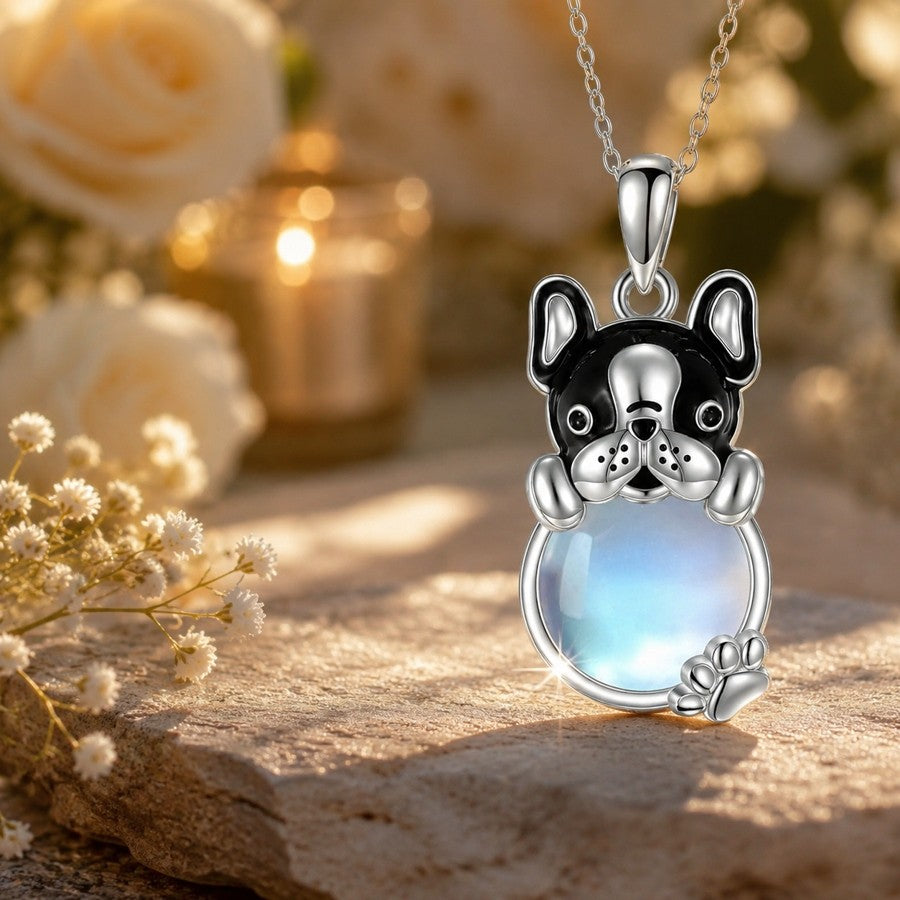 Classy French Bulldog Necklace Set