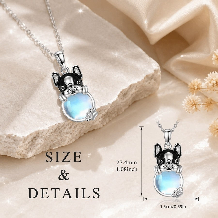 Classy French Bulldog Necklace Set