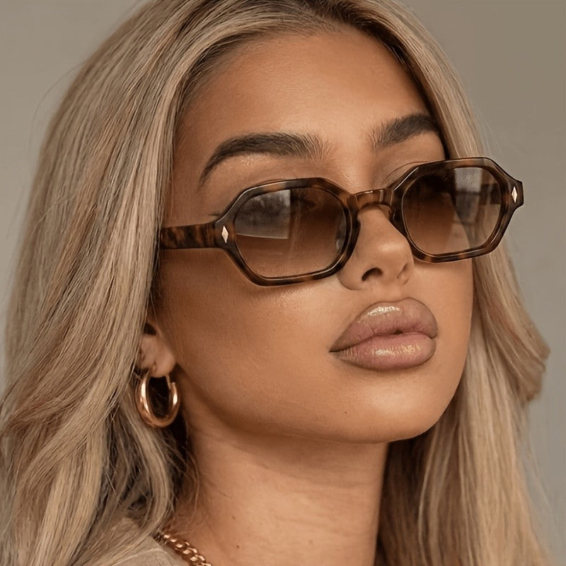 Classy Tortoise Octagon Sunglasses