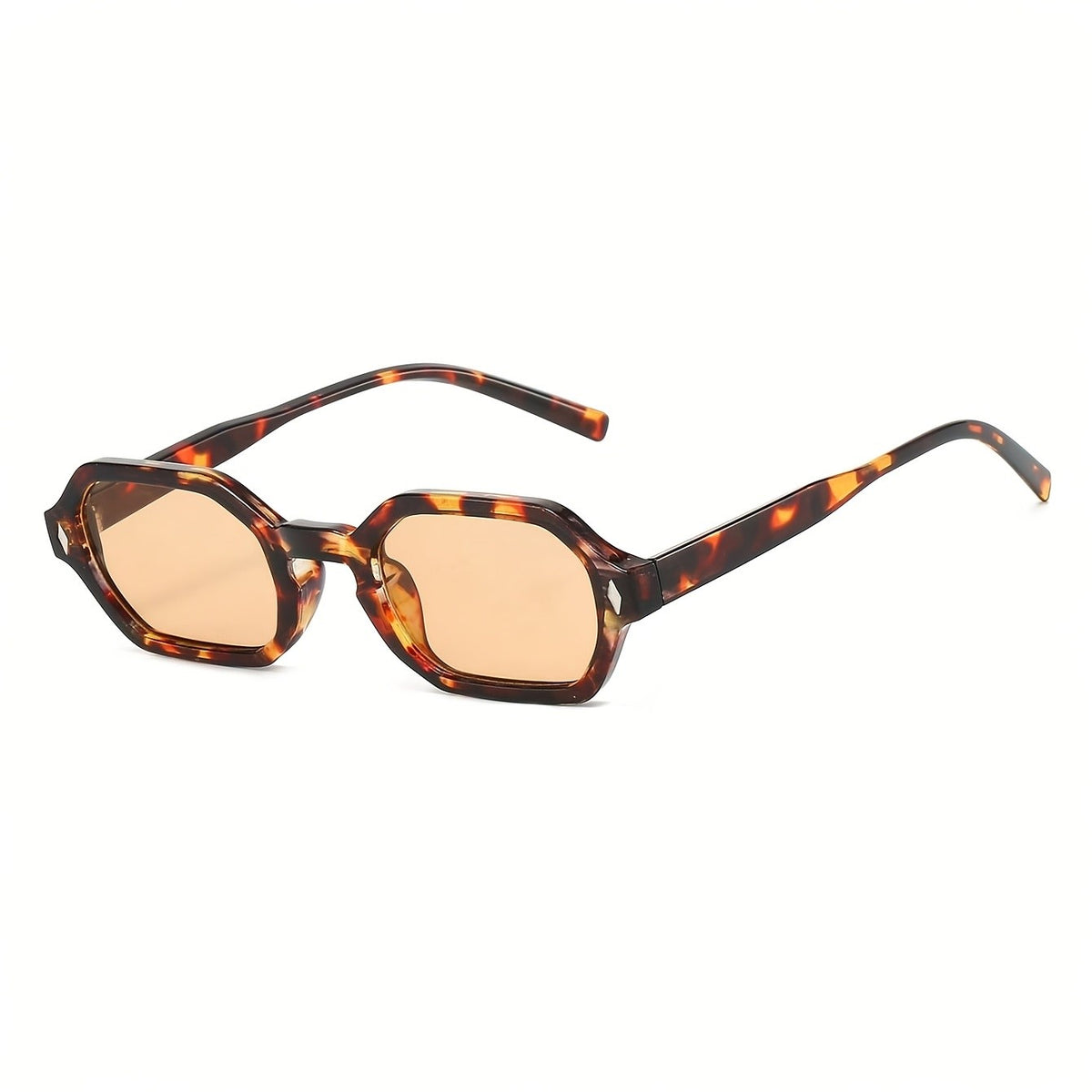 Classy Tortoise Octagon Sunglasses