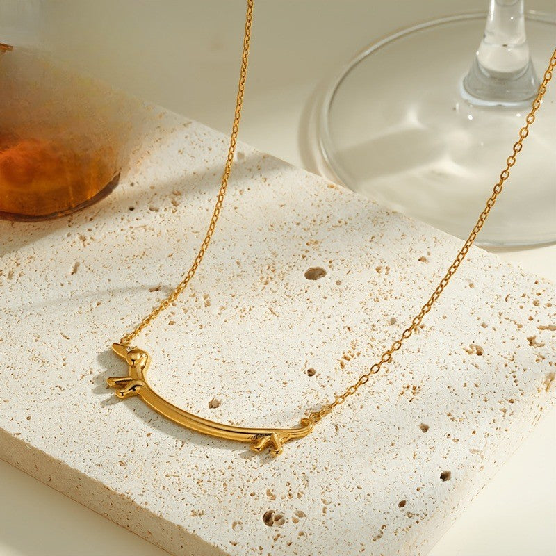 Cute Dachshund Pendant Necklace