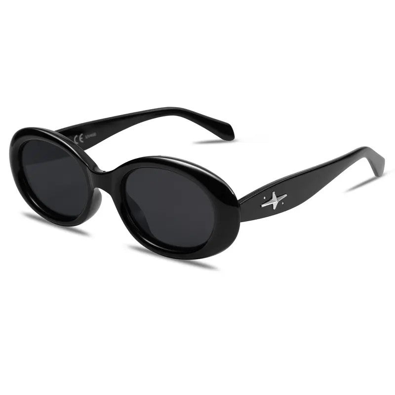 Classy Tortoise Oval Sunglasses