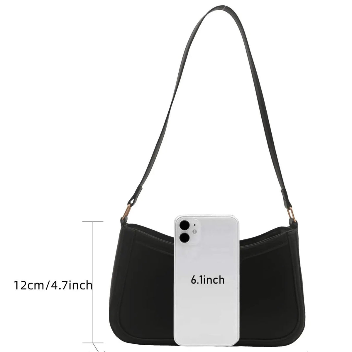 Classy Bow Accent Shoulder Bag