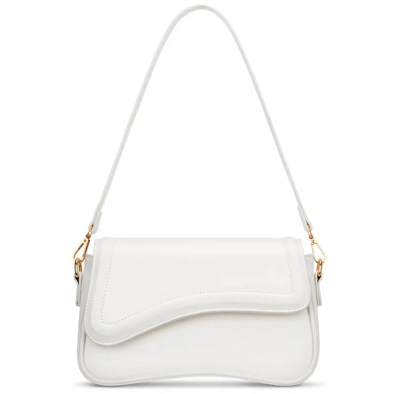 Classy Wave Flap Crossbody Bag
