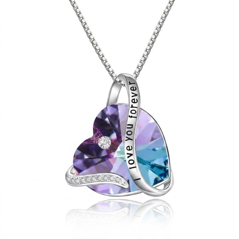 S925 Romantic Green Heart Necklace