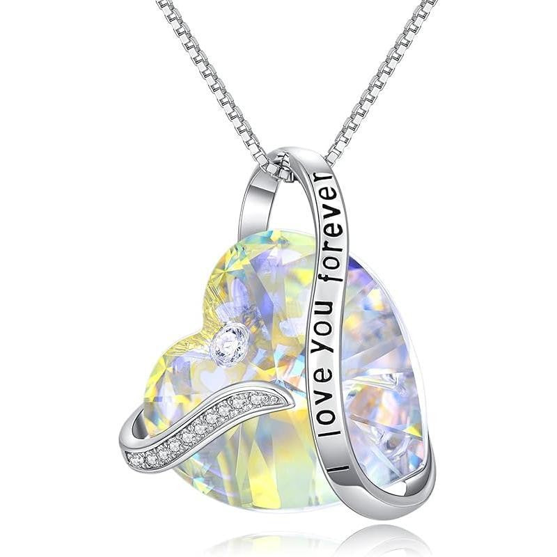 S925 Romantic Green Heart Necklace