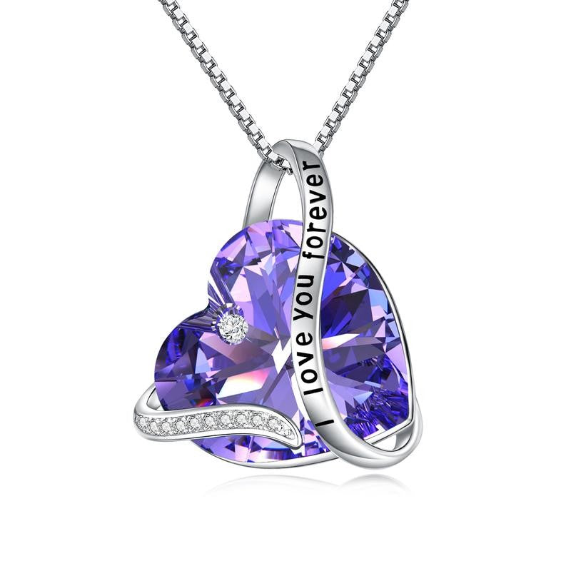 S925 Romantic Green Heart Necklace
