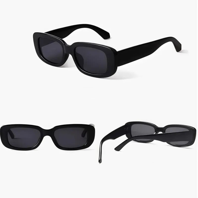 2pc Classy Rectangular Sunglasses Set