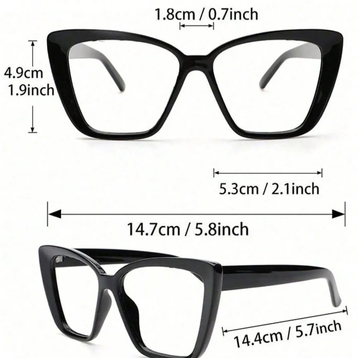 6pc Classy Leopard Acetate Glasses Set