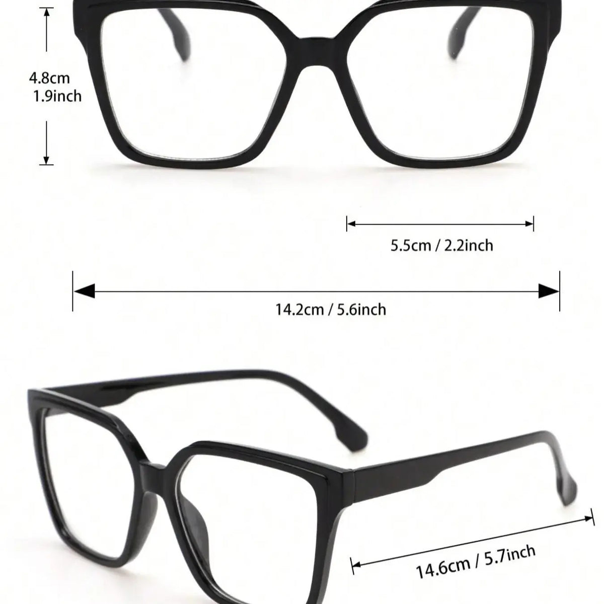 6pc Classy Leopard Acetate Glasses Set