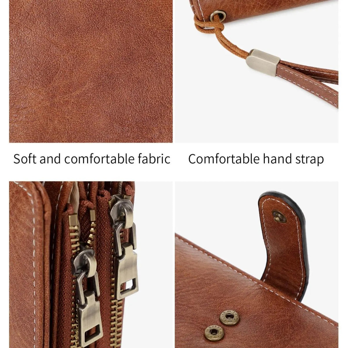 Classy Leopard Print Zipper Wallet
