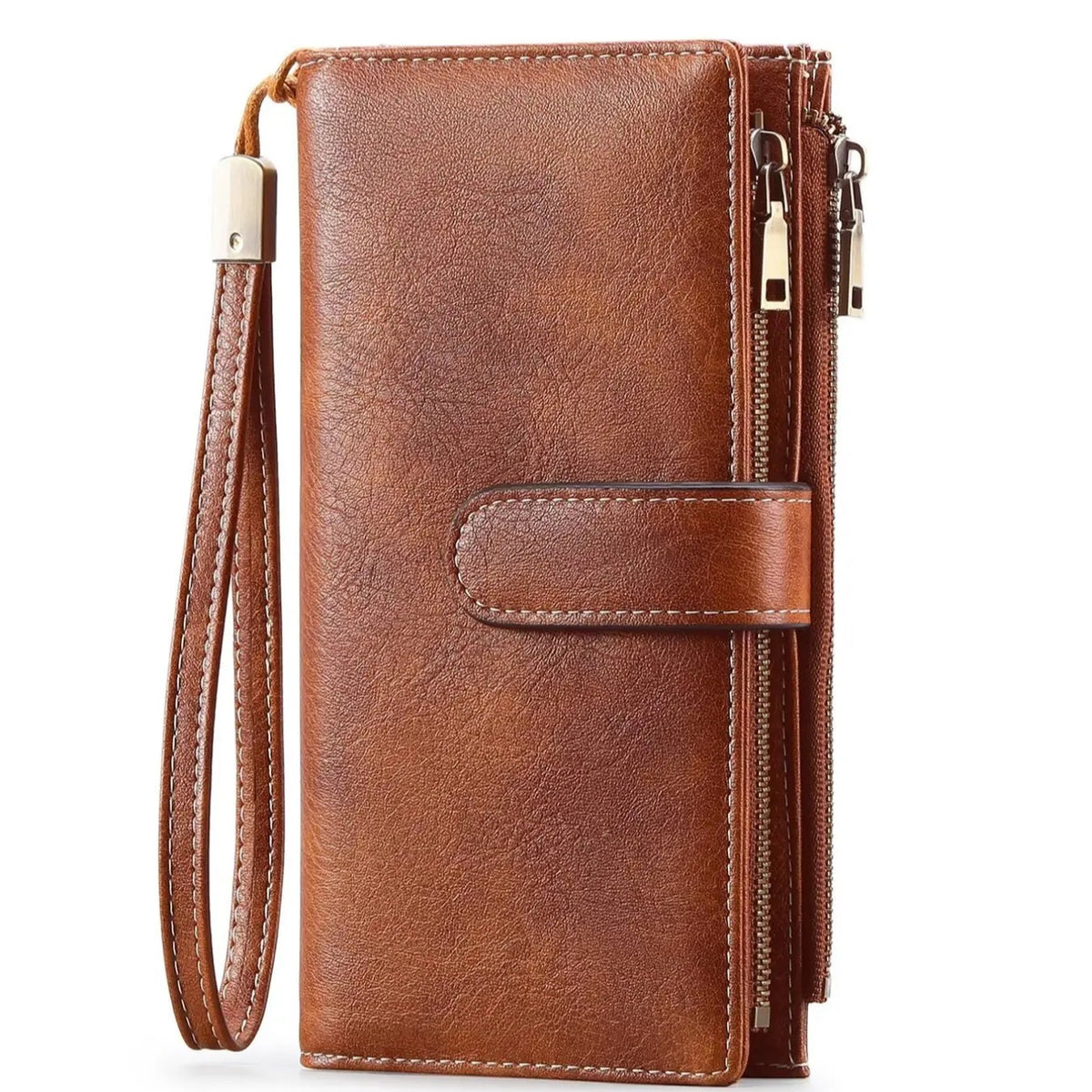 Classy Leopard Print Zipper Wallet