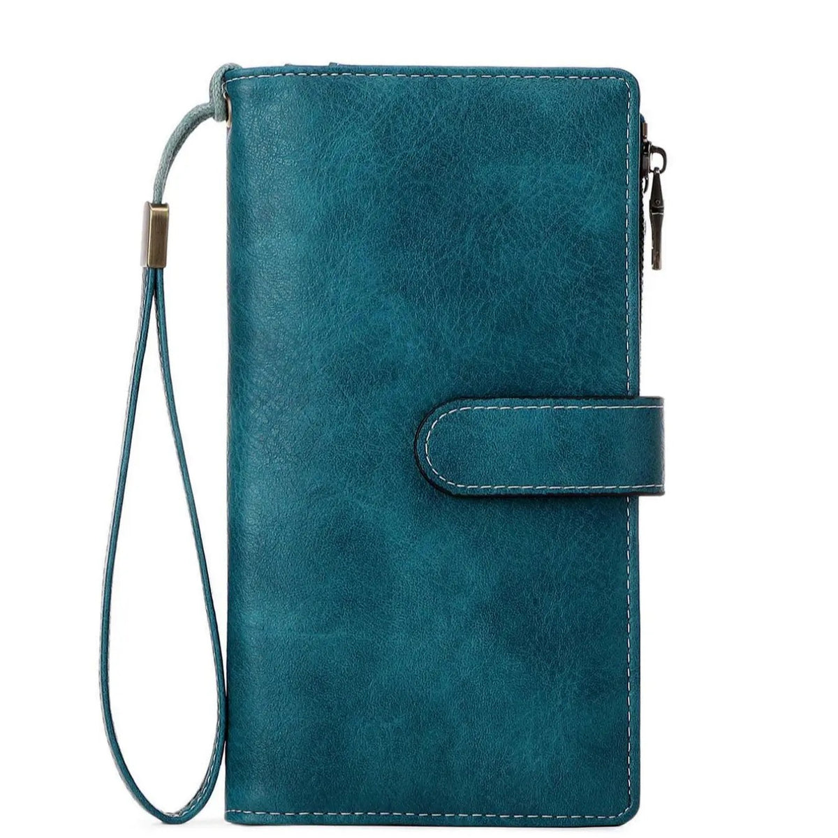 Classy Leopard Print Zipper Wallet