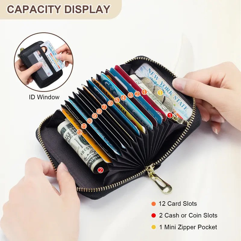 Classy RFID Genuine Leather Cardholder