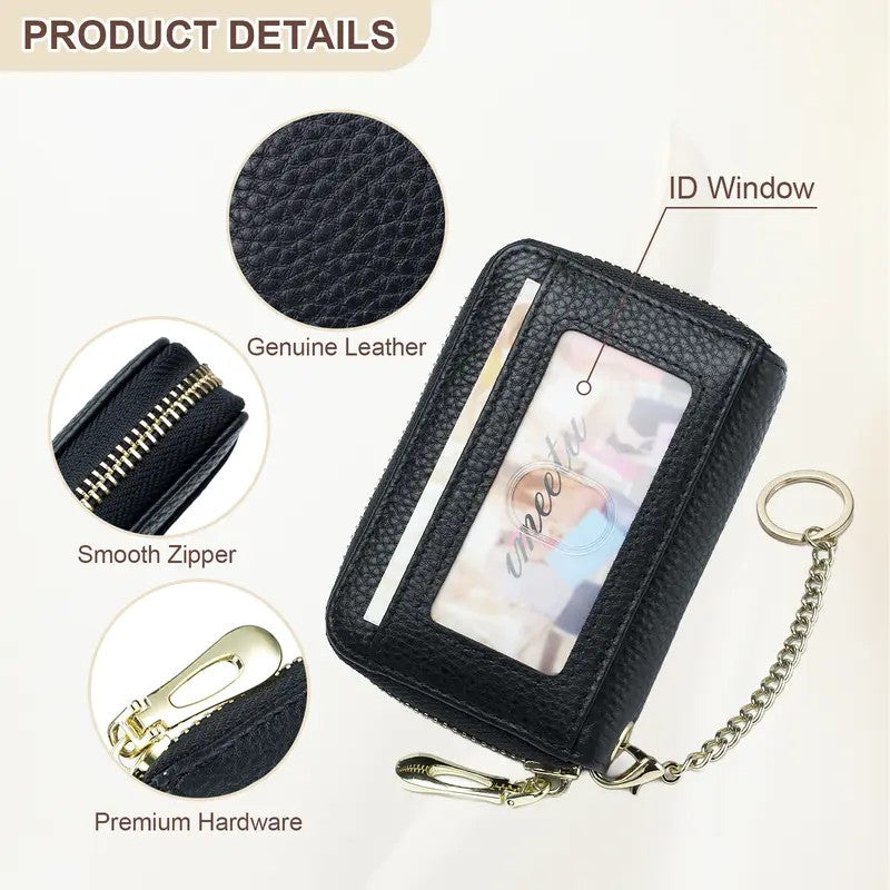 Classy RFID Genuine Leather Cardholder
