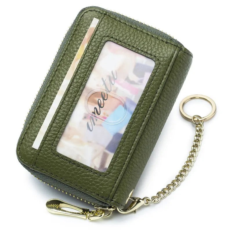 Classy RFID Genuine Leather Cardholder
