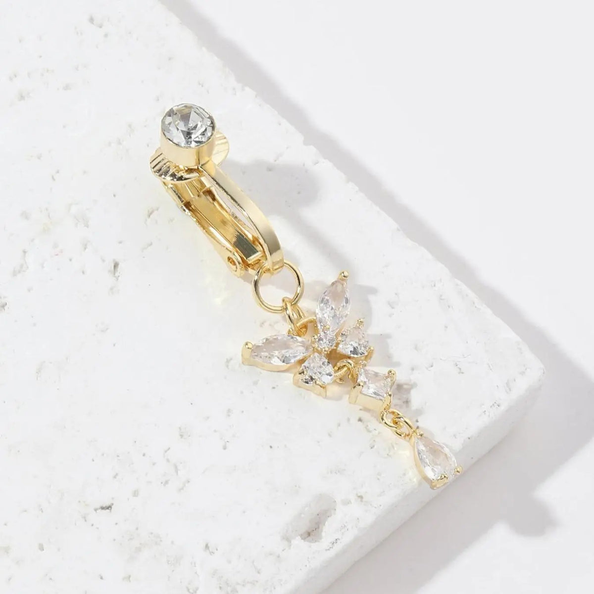 Dainty Butterfly Belly Button Ring