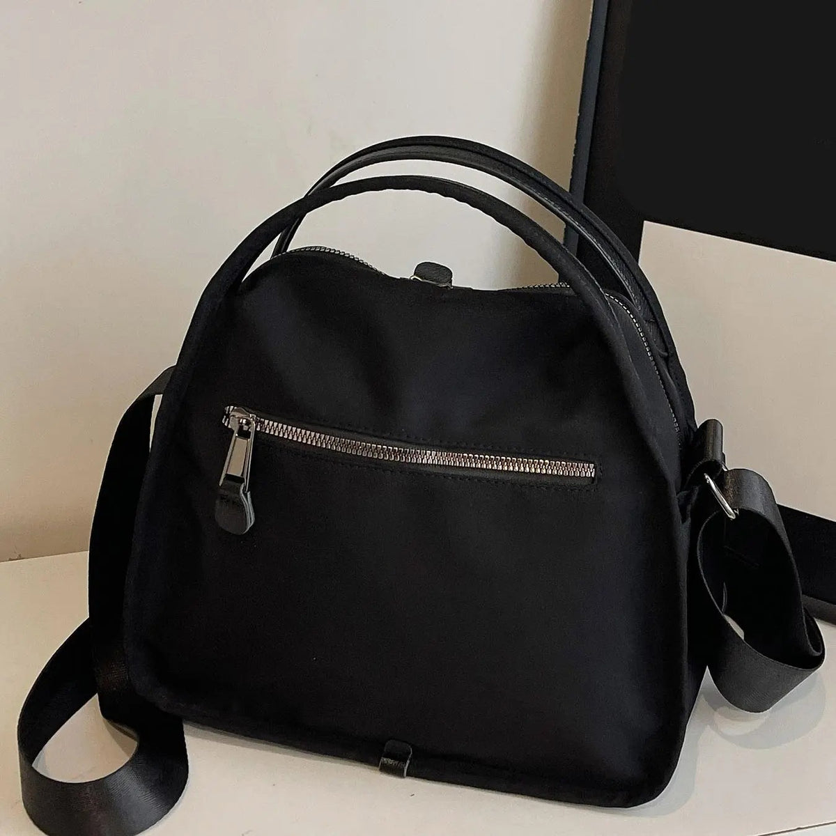 Elegant Minimalist Nylon Crossbody Bag