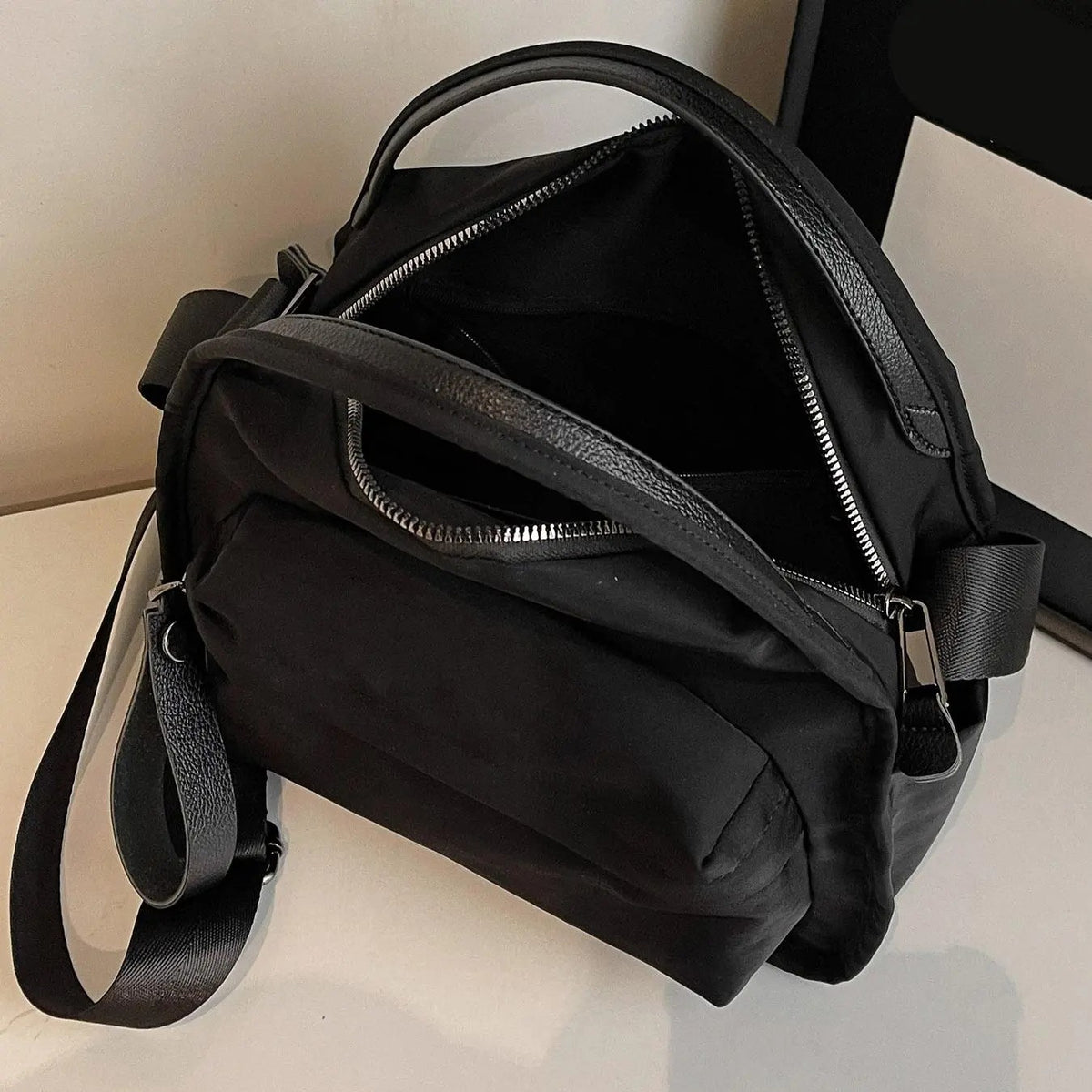 Elegant Minimalist Nylon Crossbody Bag