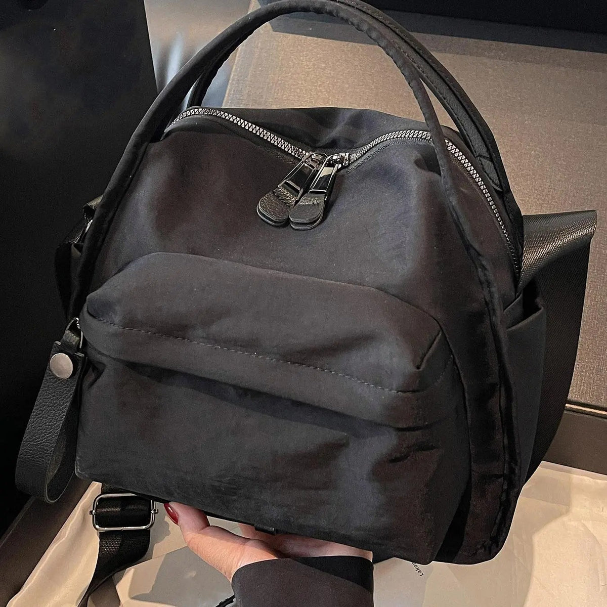 Elegant Minimalist Nylon Crossbody Bag