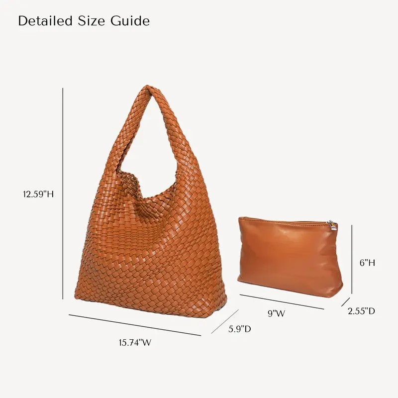 Classy Woven Hobo Bag