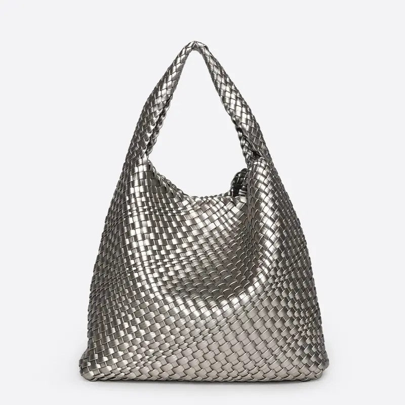 Classy Woven Hobo Bag