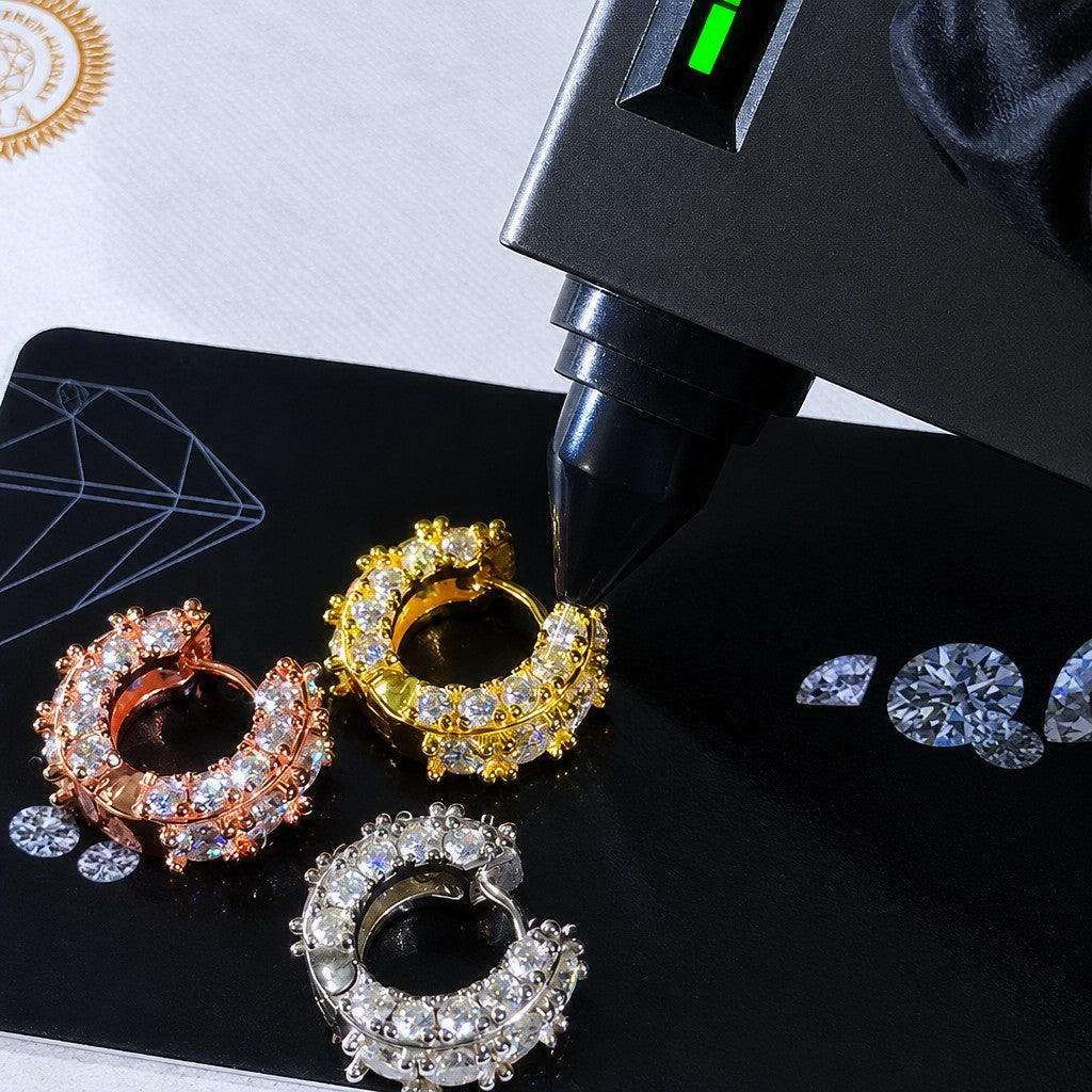 Classy Square Cut Hoop Earrings