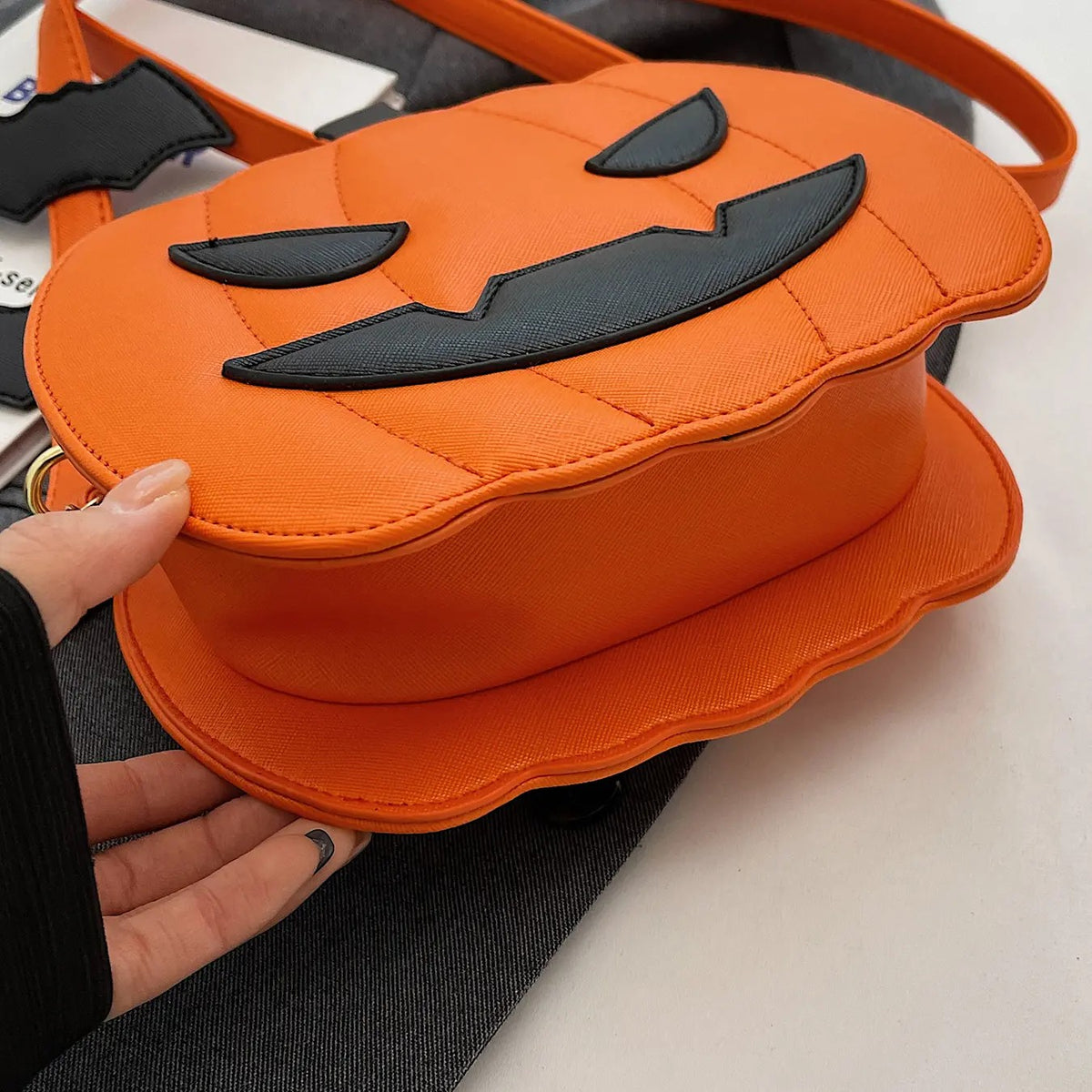 Playful Pumpkin Crossbody Bag