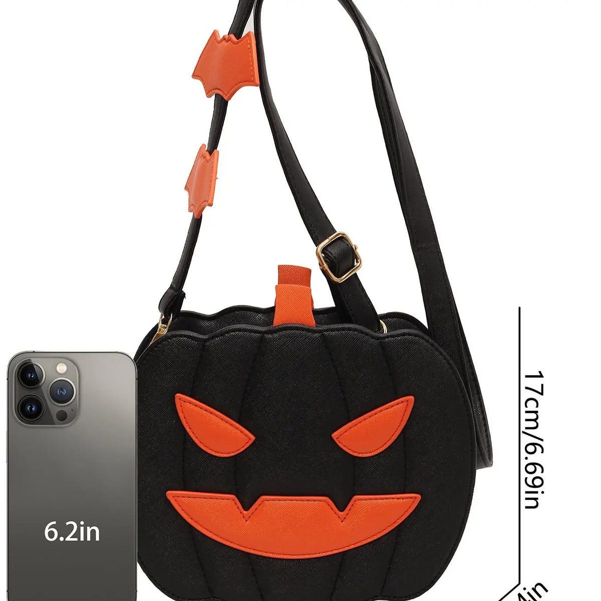 Playful Pumpkin Crossbody Bag