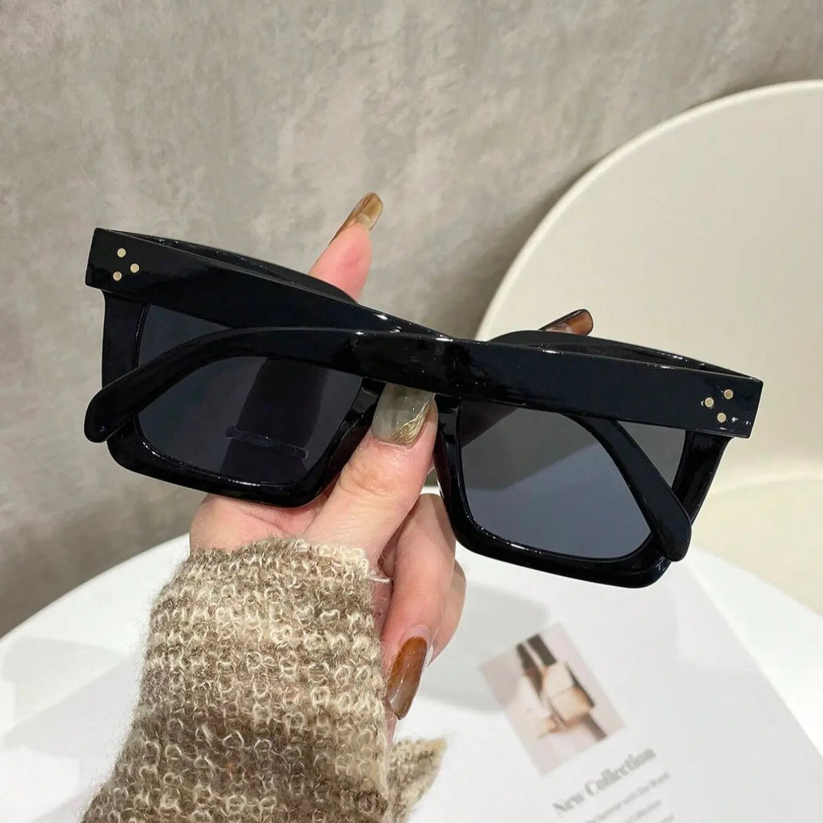 Classy Leopard Square Sunglasses