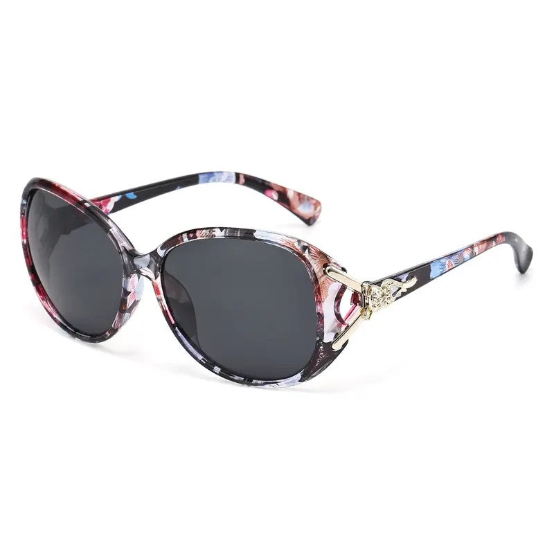 6pc Classy Floral Cat Eye Sunglasses Set