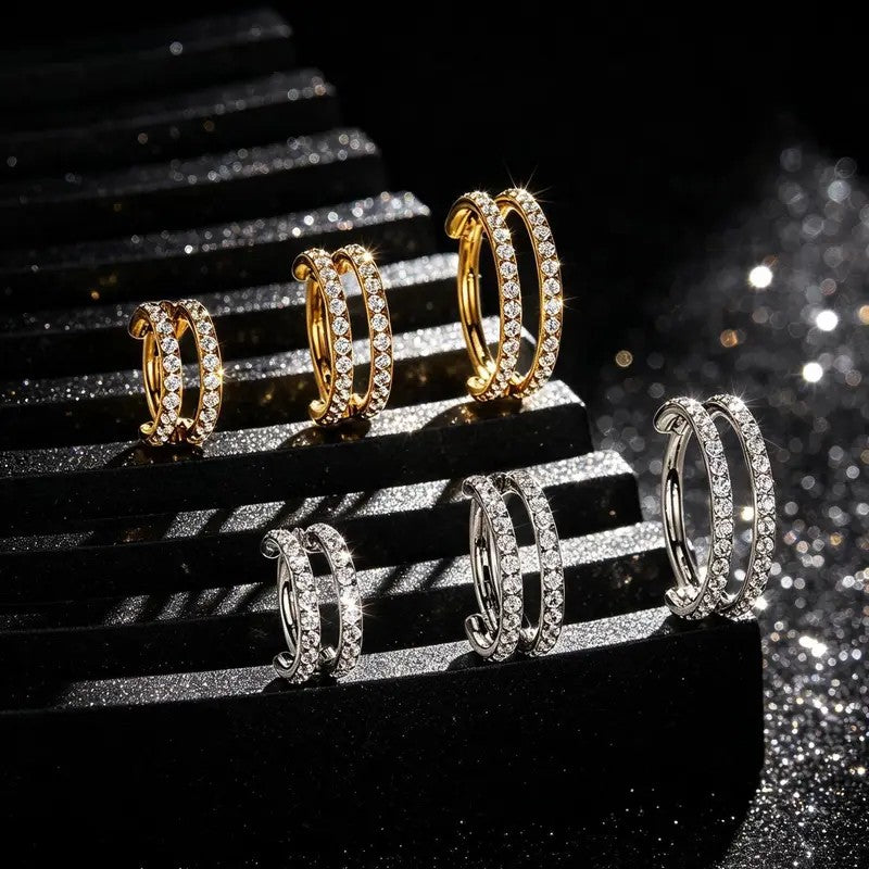Dainty Double Hoop Nose Ring