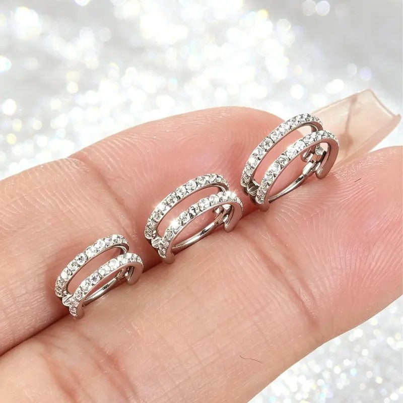 Dainty Double Hoop Nose Ring