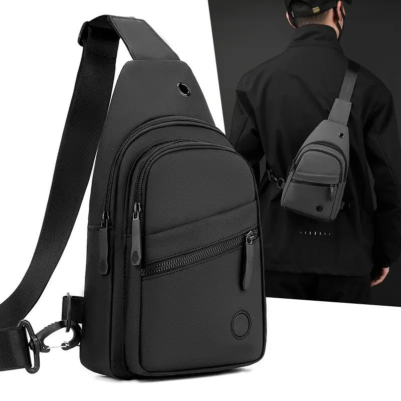 Minimalist Nylon Crossbody Sling Bag