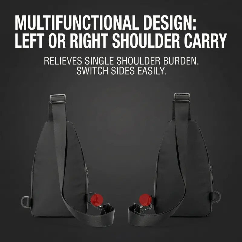Minimalist Nylon Crossbody Sling Bag