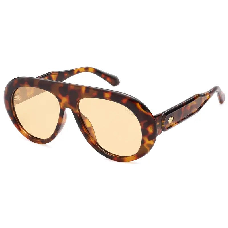 Classy Tortoise Shell Aviator Sunglasses