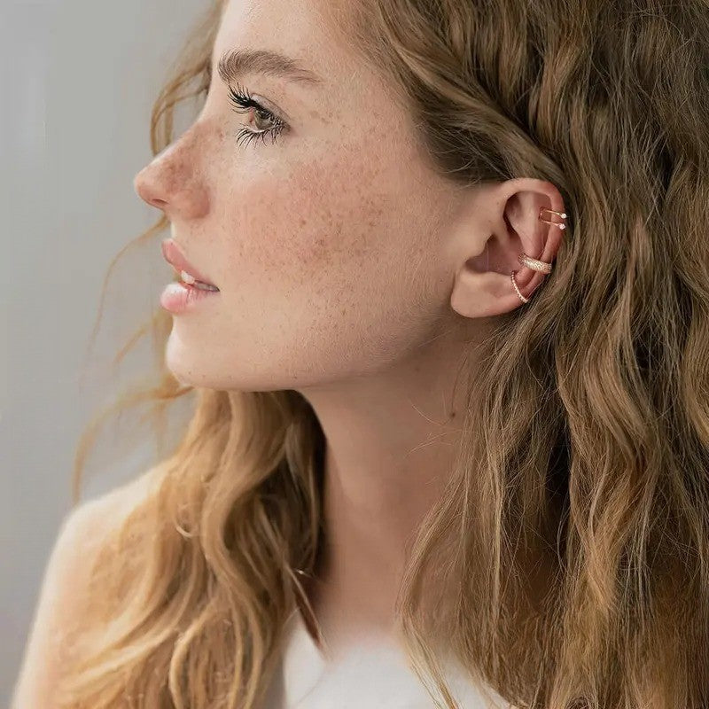 9pc Boho Adjustable Ear Cuff Set