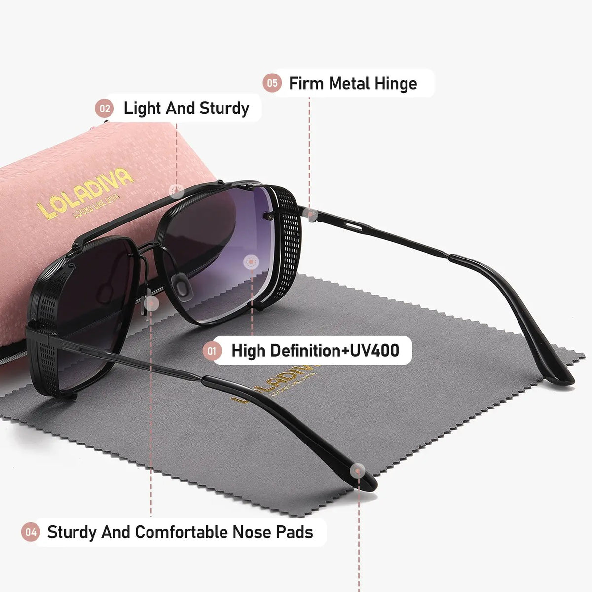 Classy Gradient Aviator Sunglasses