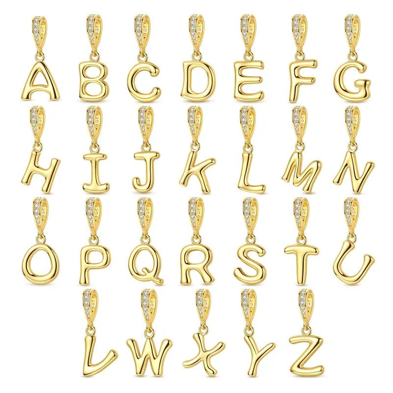Dainty Cubic Zirconia Initial Pendant