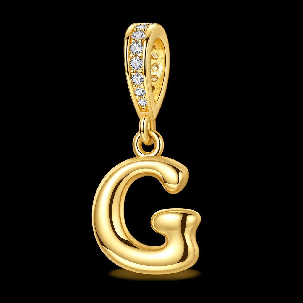 Dainty Cubic Zirconia Initial Pendant
