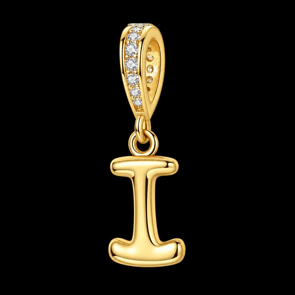 Dainty Cubic Zirconia Initial Pendant