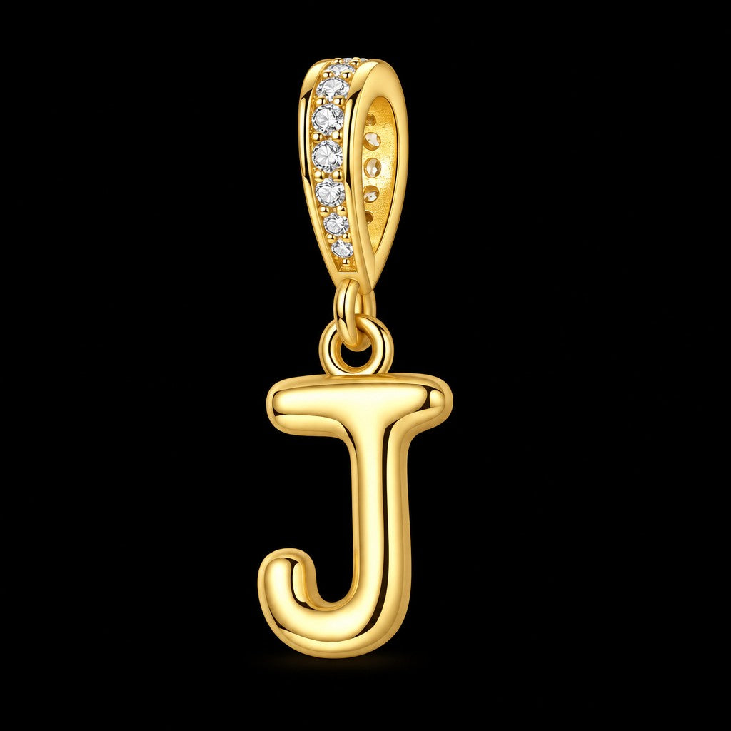 Dainty Cubic Zirconia Initial Pendant