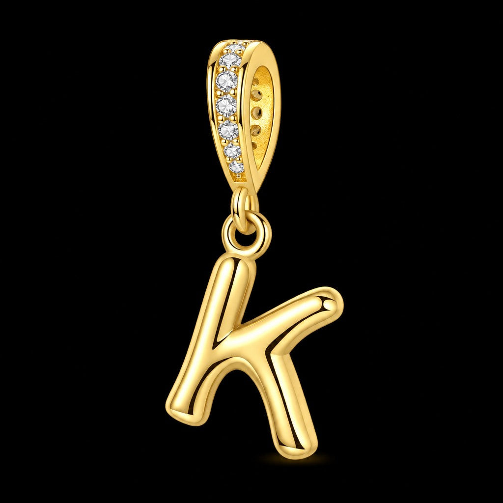 Dainty Cubic Zirconia Initial Pendant