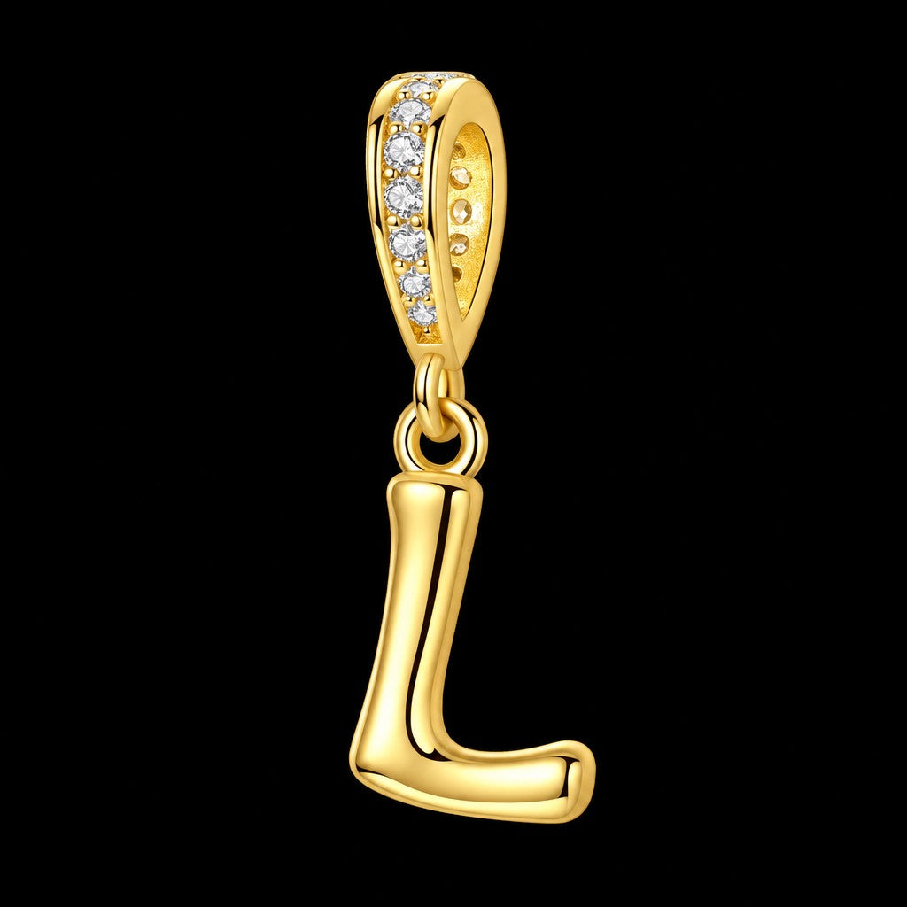 Dainty Cubic Zirconia Initial Pendant