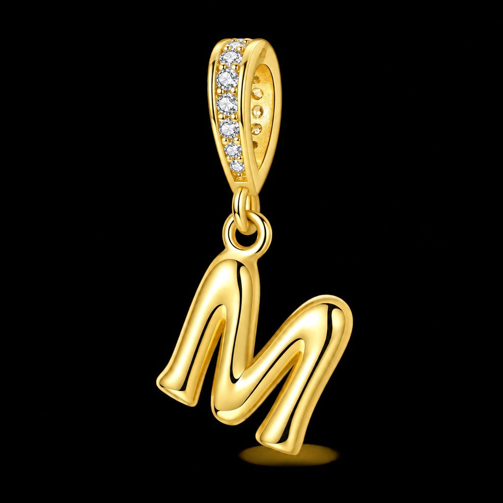 Dainty Cubic Zirconia Initial Pendant