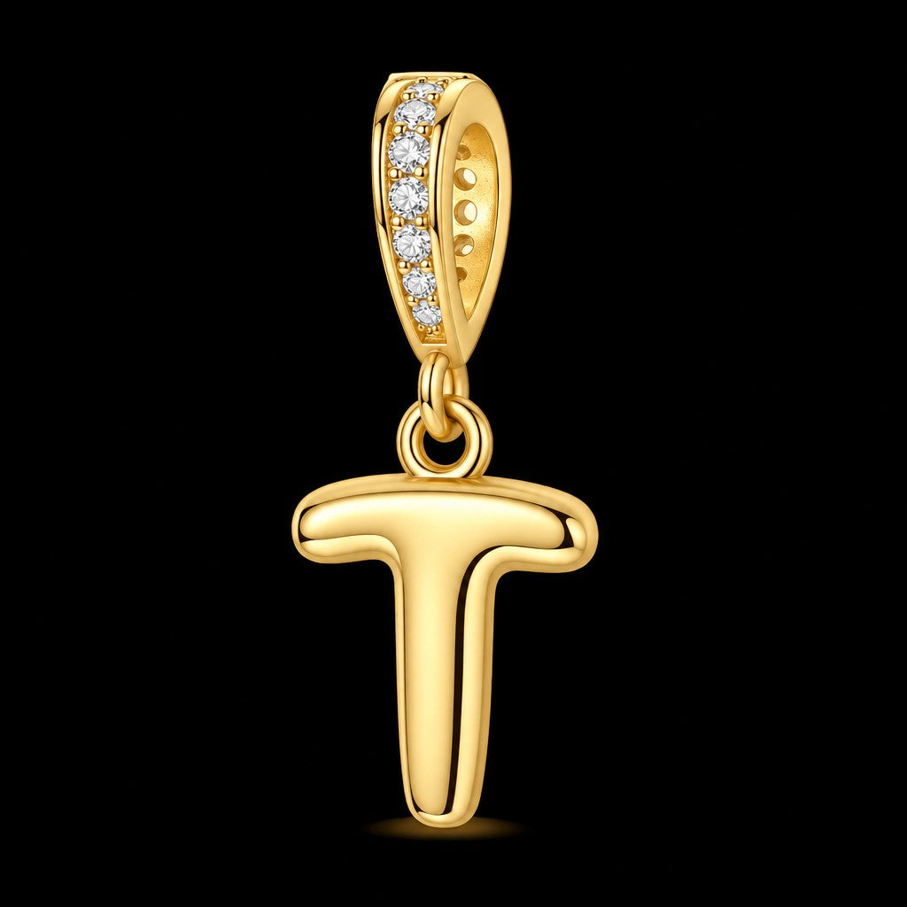 Dainty Cubic Zirconia Initial Pendant