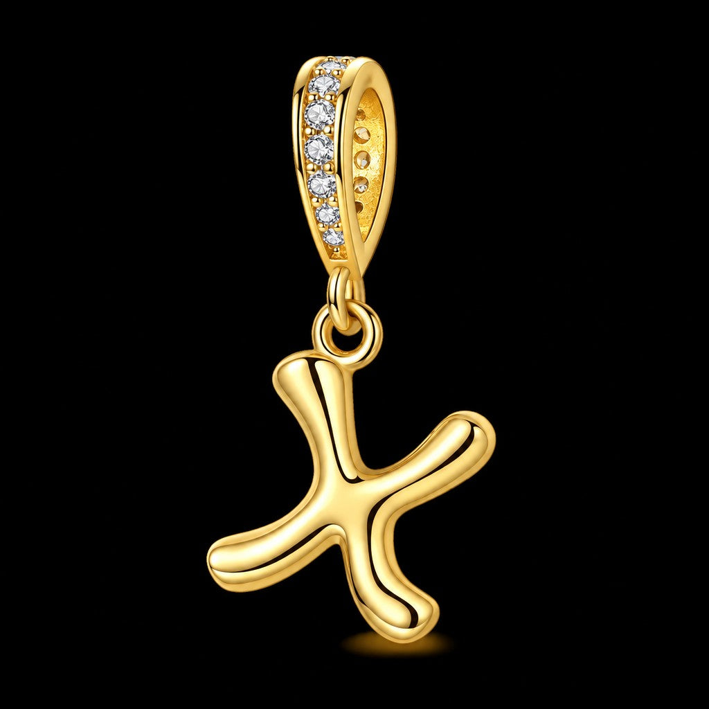Dainty Cubic Zirconia Initial Pendant